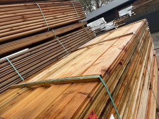 Ca. 188x Douglas zweeds rabat, 21x190mm, lengte 300cm